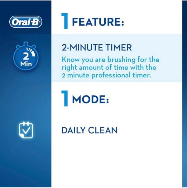 Oral B CrossAction Pro 570 3D White Electric Toothbrush - UK Plug