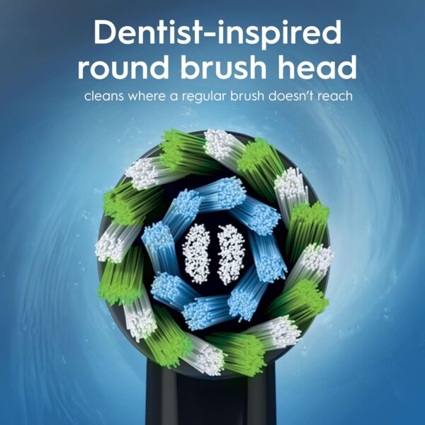 Oral-B Vitality Pro Twin Pack - Black & Blue Electric Toothbrushes - UK Plug