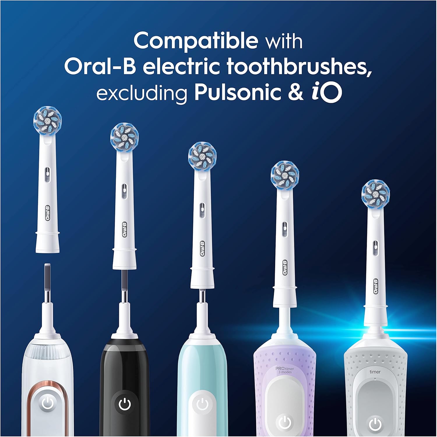 Oral-B Pulsonic Toothbrush Heads Sensitve - 4 Pack