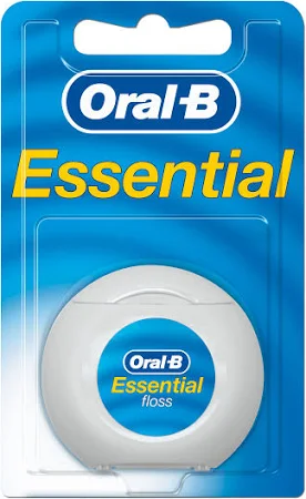 Oral b essential floss 50m mint waxed