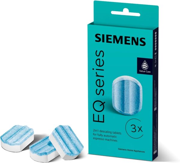 Siemens TZ80002A Descaling Tablets, White 3x36g