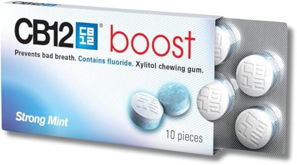 Cb12 Boost Chewing Gum Strong Mint 10S
